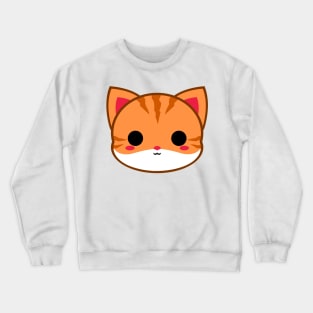 Cute Ginger Cat Crewneck Sweatshirt